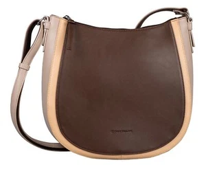 Bolso de hombro TOM TAILOR Miria Hobo Bag mixto marrón beige nuevo - Imagen 1 de 1