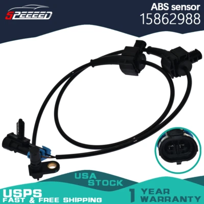 ABS Wheel Speed Sensor Rear Left Right 15862988 For Hummer H3 06-10 H3T 09-10 - Image 1 of 4