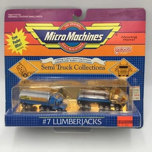 Micro Machines - #7 LumberJacks Collection - Semi Truck collection sealed htf - Picture 1 of 5