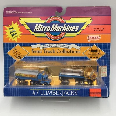 Micro Machines  - #7 LumberJacks Collection - Semi Truck collection sealed htf - Image 1 of 4