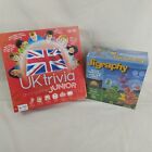 Tactic UK Junior Trivia Quiz Board Game 8+ 2-6 Players & Jigraphy 150 Pc Jigsaw