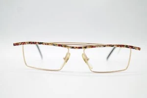 Vintage Carrera 5233 Gold Multicoloured Angular Sunglasses Frame Eyeglasses NOS - Picture 1 of 6