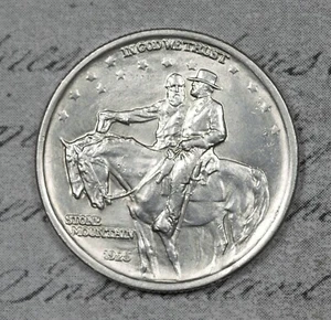 1925 Stone Mountain Commemorative Half Dollar Nice Luster! #EGX5 - Picture 1 of 2