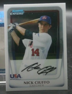 Nick Ciuffo (USA Baseball) - 2011 Bowman Chrome #BDPP94 - Picture 1 of 1