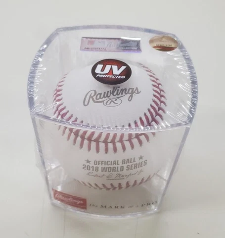 Authentic 2018 World Series Official GAME Ball Boston Red Sox Champions MLB Cover