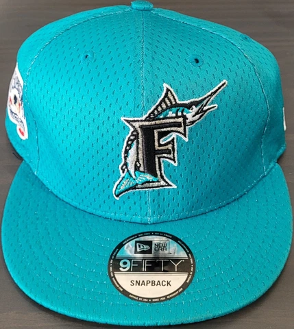 MLB Florida Marlins Snapback 9FIFTY Cooperstown Jersey Mesh Vintage Hat NEW Cover