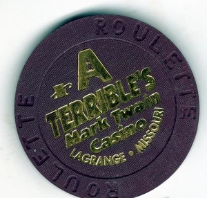 Riverboat: Terrible's Mark Twain Roulette Table A Brown; Lagrange, Missouri - Picture 1 of 2