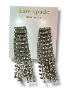 Kate Spade Silver Cascade Earrings - Picture 1 of 3
