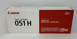 Canon 051H Black Toner Cartridge (2169C001) - Brand New -Sealed Box - Photo 1/4