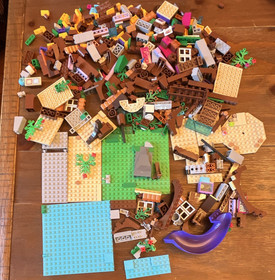 LEGO Friends 41122 Adventure Camp Tree House Bulk Parts Lot Incomplete 
