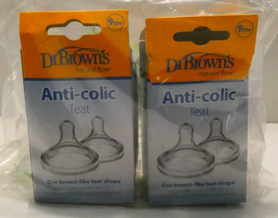 2 x Dr Brown’s Level 4 Wide-Neck Options Plus Teat, 2 Pack - image 1 of 3