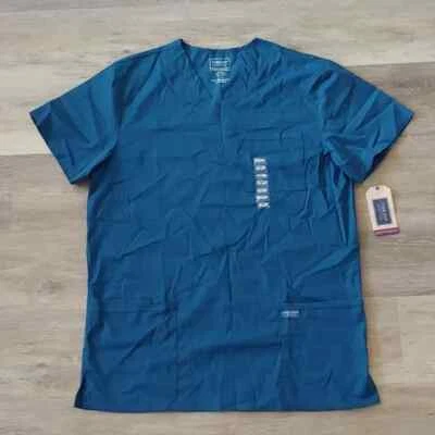 NWT Cherokee Workwear Men's Traditional Scrubs Blue Size LT (Tall) - Image 1 of 4
