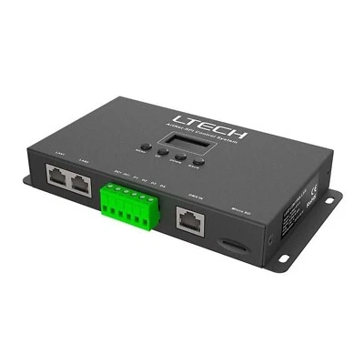 LTech ArtNet 8 Universe DMX to SPI Converter LED Pixel Controller (Open Box) - Image 1 of 3