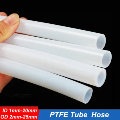 PTFE Tube Polytetrafluoroethylene Tubing ID 1mm-20mm OD 2mm-25mm for 3D Printer - Image 1 of 4