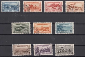 RI25469/ FRENCH MOROCCO – AIRMAIL – Y&T # A10 / A21 COMPLETE USED - Picture 1 of 2