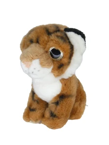 Tiger Plush Soft Toy Cat Teddy Bear Stuffed Animal Cuddly Comforter Shimmer Eyes - Picture 1 of 10