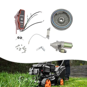 Kit de arranque eléctrico volante motor de arranque caja interruptor kit para Honda GX390 13HP - Imagen 1 de 24