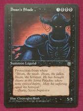 Magic The Gathering HOMELANDS IHSAN'S SHADE single black card MTG