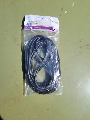 NEW RadioShack - 12-Ft. (3.6M) Shielded Audio Cable - RCA Plug to Tinned Wires - Image 1 of 3