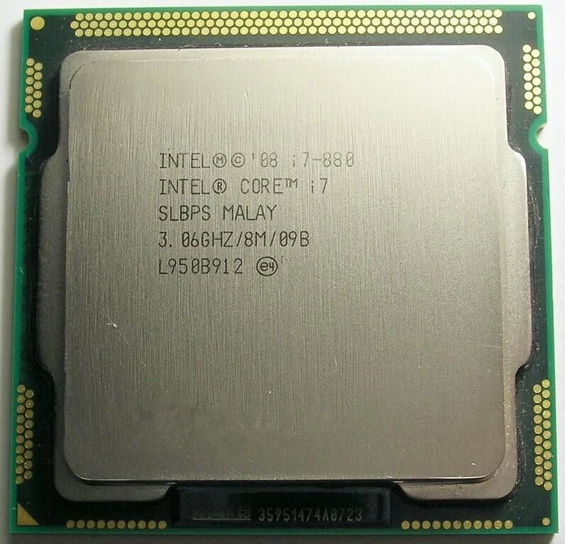Intel Core i7 Quad Core i7-880 3.06GHz / 8MB Socket LGA1156 SLBPS Processor - Image 1 of 1