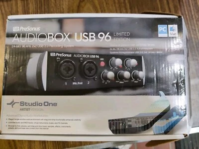 PreSonus AudioBox 96 USB Audio Recording Interface - 25th Anniversary Black - Image 1 of 4