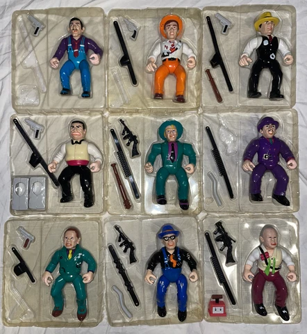 Vintage 1990 Disney Playmates Dick Tracy Action Figures With Accessories Updated Cover