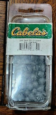 Cabela's Split-Shot Plomo Hundimiento Split Shots Pesca Sinkers Pesas 184 Foto 1 de 4