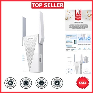AX3000 WiFi 6 Range Extender - Dual-Band Signal Booster, 2400 Sq. Ft. Coverage - Afbeelding 1 van 9