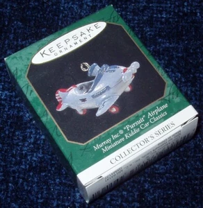 1997 Hallmark MURRAY PURSUIT AIRPLANE 3rd Miniature Kiddie Car Classics Ornament - Picture 1 of 2