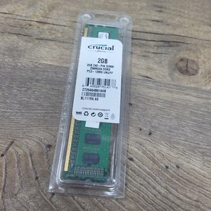 Crucial By Micron 2GB CT25664BA160B 240 Pin DIMM DDR3 With Original Packaging - Picture 1 of 4