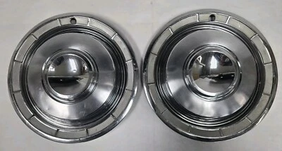 1960 Chrysler Newyorker Fifth Ave Saratoga Windsor 14inch Hub Caps OEM Mopar - Image 1 of 4