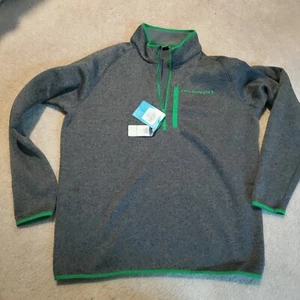 NWT Columbia L NCAA Oregon Ducks Canyon Point Sweater Fleece Half Zip XM8695 - Picture 1 of 6