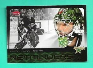 (1) MARTY TURCO 2006-07 FLEER # N9 DALLAS NETMINDERS GOALIE INSERT (W3380) 