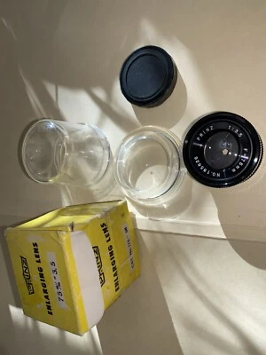 Lente ampliadora PRINZ 75 mm 1:3,5 hecha en Japón con contenedor rígido/estuche * Foto 1 de 4