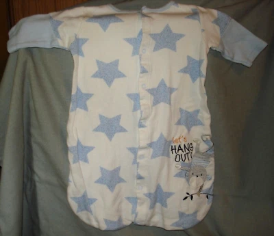 Мешок для сна младенца Rene Rofe Baby «Lets Hang Out» для мальчиков новорожденных 0-6 месяцев - Изображение 1 из 3