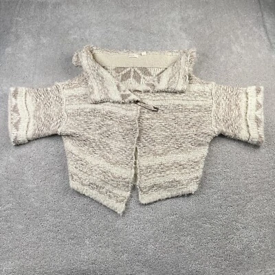 Suéter Sleeping on Snow Anthropologie para mujer pequeño tostado grueso tejido cárdigan Foto 1 de 4