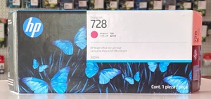 Original HP Patrone 728 Magenta 300ml F9K16A 05/2026 Designjet T730 T830 MFP - Bild 1 von 3