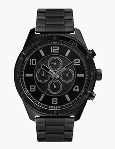 GIFT Fossil Evanston Automatic Black Stainles Steel Multifunction (RRP $519.99) - Picture 1 of 11