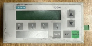 SIEMENS 6ES7 272-0AA20-0YA0 SIMATIC S7 TD200 TEXT DISPALY **USED GUARANTEED** - Picture 1 of 7
