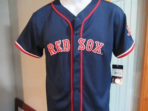 Boston Red Sox Baseball Trikot Jugend Large 14-16 neu mit Etikett - KOSTENLOSER VERSAND - Bild 1 von 5