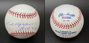 Luis Aparicio SIGNED ROMLB Baseball + ROY 56 White Sox ITP PSA/DNA AUTOGRAPHED - Picture 1 of 1