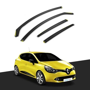 Renault Clio MK4 2012-2019 5-türige Schrägheck Windabweiser 4 Stck. getönt - Bild 1 von 10