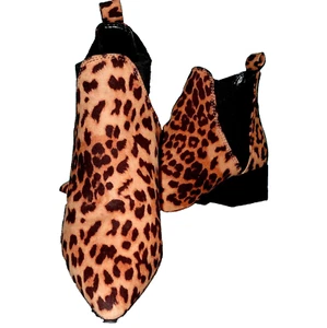 *NEW* A New Day Krista Leopard Print Booties sz 6.50 - Picture 1 of 7