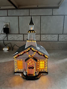 Santa’s Workshop Our Lady of Mercy fiber optic church - Picture 1 of 7