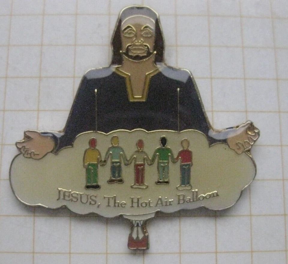 JESUS THE HOT AIR BALLOON .................. Special Shape Ballon-Pin (263e) - Bild 1 von 1