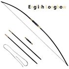 65'' 25-120Ibs Takedown English Traditional Longbow Straight Bow Hunting Archery