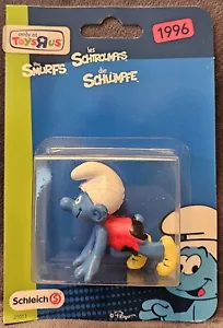 Sprinter Smurf "1996" Toys R Us Exclusive Collectible Toy Figure Schleich NEW - Picture 1 of 1