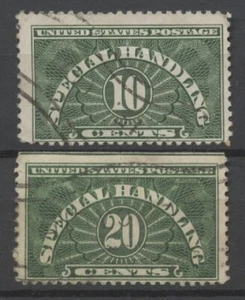 No: 121559 - USA - "SPECIAL HANDLING" - LOT OF 2 OLD STAMPS - USED!! - Picture 1 of 1