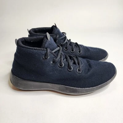 Allbirds WRUM Wool Runner Ups Mizzle Men's Size 11 Black High Top Shoes Sneakers - Image 1 of 4