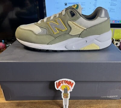 New Balance 580 Olive Leaf  Green /white Sz 10 MT580AC2  NIB DS Bodega - Image 1 of 4